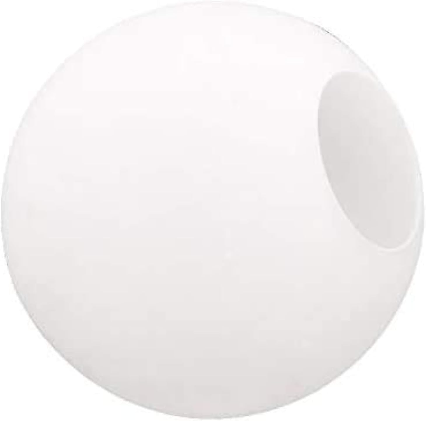 Lighting Fixture Replacement Globes Neckless Top Opening Frosted Opal White Glass Lamp Shades Diameter 4.7" Fitter 2.16" Multiple Specifications