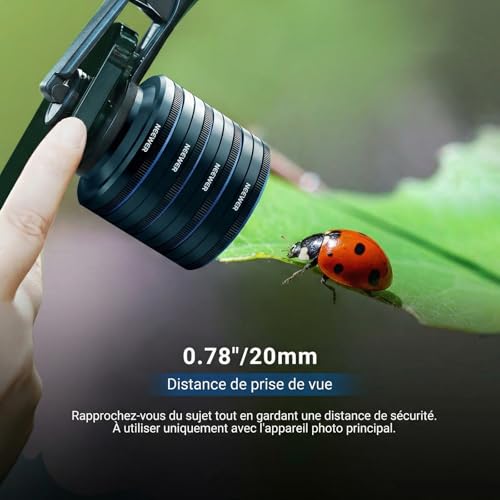 Kit d'objectifs Macro pour téléphone portable Android et iPhone accessoires photo - 2