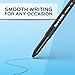 Paper Mate Write Bros. Ballpoint Stick Pens, Medium Point, 1.0mm, Black Barrel, Black Ink, Pack Of 60