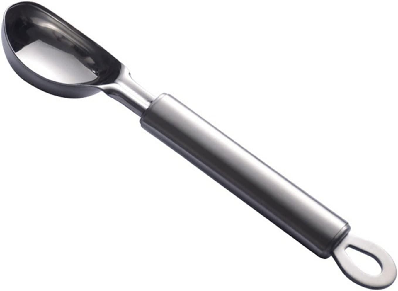 Ice Cream Scoops Stainless Steel Ice Cream Spoon Portable Non-stick Anti-feeze Baller Scoop Watermelon Tools For Kitchen Home
