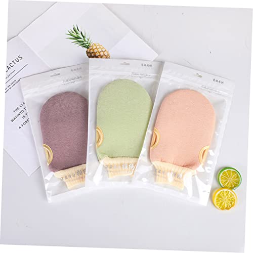 Alipis 2Pcs Esfregão De Limpeza Toalhas De Limpeza Toalhas De Corpo Luvas De Banho Esfoliante Luva E
