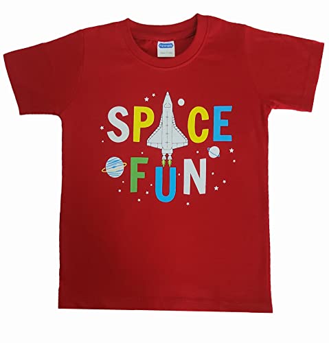 Image of Cotton Kid's Wear T Shirt for Boys Shorts Casual Comfortable Jeant Wear Shirt Casual Look Outfit for Any Function Solid Colors & Design