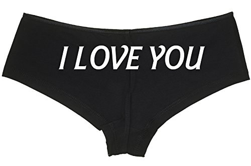 PERSONALIZED your message Black Panties Knaughty naughty knickers boyshort underwear4