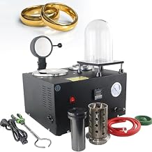 2L Vacuum Casting Machine 1/2HP Cast Vacuum and Melting Machine Digital Display Precious Metal Jewelry Casting Tool