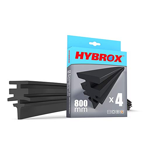 HYBROX Scheibenwischergummi/Wischergummi/Ersatzgummi 4 x 800 mm