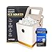 Produktbild STARKFELD ICE MAKER - Luxus Eiswürfelmaschine | 15 KG Eis in 24 Stunden | Selbstreinigend & Keimfrei | 1,5L Wassertank | Eis in 6 Minuten | 2 Größen Eis | Kompakt & Leise | Cocktail Maschine (Beige)