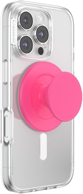 PopSockets Phone Grip for MagSafe, Magnetic Holder, Phone Stand, Cute Pink - Pink
