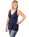 Kindred Bravely Ultra Soft French Terry Nursing Tank Top For Maternity/Breastfeeding (Navy Blue, Medium)