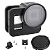 Aluminum Alloy Case for GoPro Hero 8 Black, Protective Shell Case Accessory Frame for GoPro Hero 8 with Lens Cap and 52mm UV Lens Filter