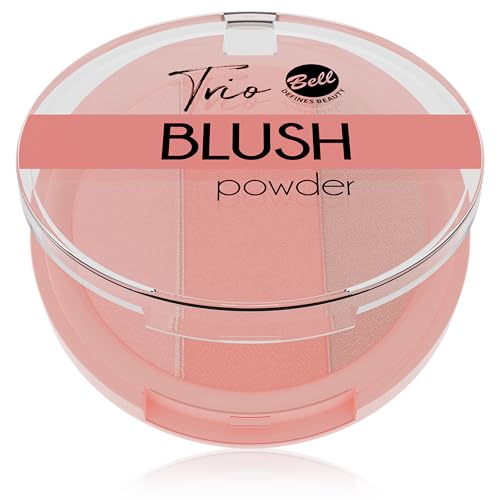 Bell Hypoallergenic Colorete Trio Blush Powder Satinado 9g