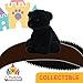 PLUSH TOYS WONDERLAND Phantom The Panther Plush Black Big Cat Stuffed Toy Soft Furry Wild Animal Realistic Jungle Predator Collectible for Kids 16 Inch