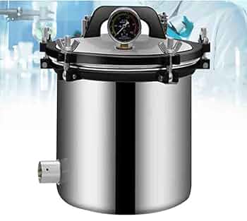 Amazon | ANJIZERUEN 高圧蒸気滅菌器 オートクレーブ 18L 高温加