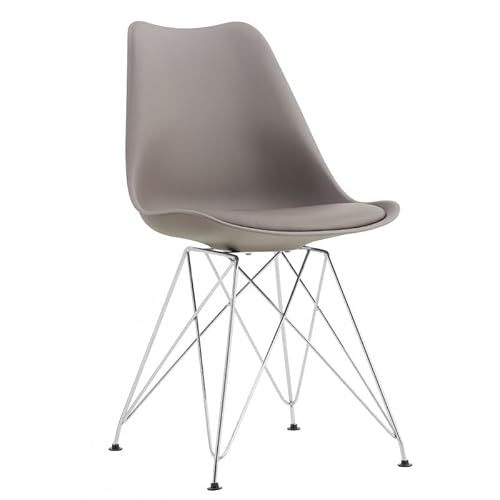 Grupo SDM Silla Toronto  SU  cromada Polipropileno