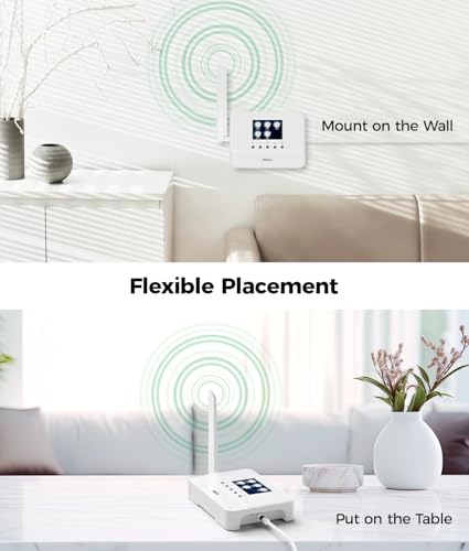 Image of Cell Phone Booster for Home, Smart LCD Monitor Up to 3,000 Sq. Ft, Cell Signal Booster Support All U.S. Carriers 5G 4G LTE, FCC Approved Cell Booster