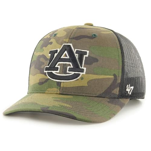 Auburn Tigers Adjustable Trucker Hat - Camo