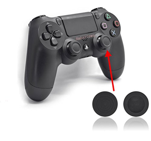 Analog Silicone Thumb Stick Grip Joystick Caps Cover For Ps4 Ps3 Xbox 360 Xbox One Game Controllers (Black) #TOP1