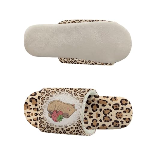Open Toe Slippers for Women Breathable House Bedroom Slippers 4.5-124