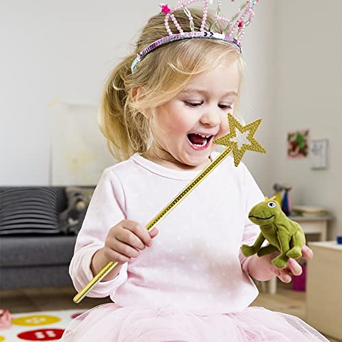 Aevbsoy 2 Pieces Princess Fairy Wands Silver Magic Star Wand Fairy Wands Glinda Wand Sparkly Angel Wand Sticks For Girls And Adults Costume Birthday Party Wedding Halloween Christmas Cosplay #TOP5