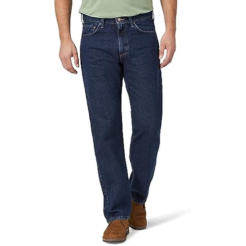 Wrangler Authentics Men's Classic 5-Pocket Relaxed Fit Cotton Jean