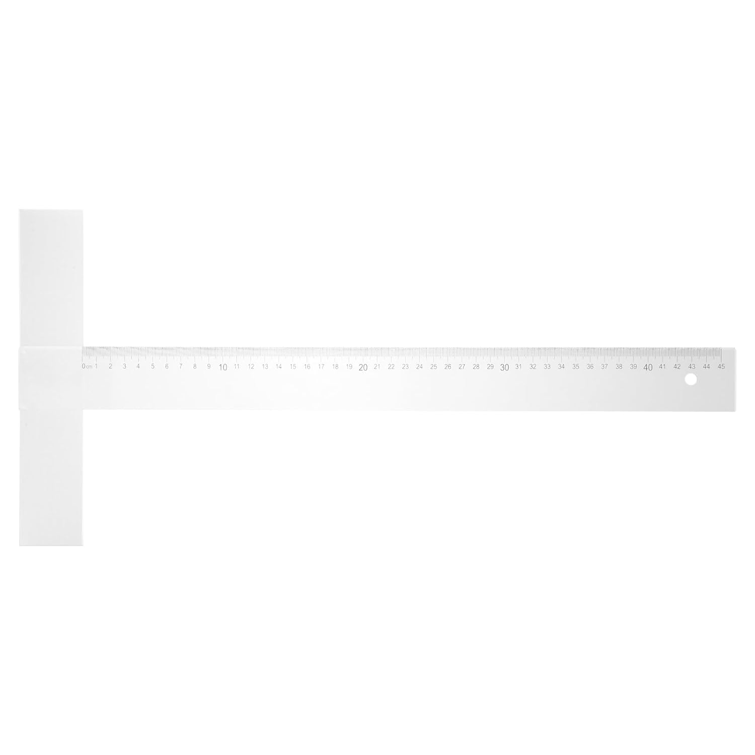ORFOFE Square Ruler Portable Measuring Tool for Woodworking Drafting and Engineering Lightweight T Ruler for Precise Angles and Accurate Drawings
