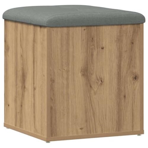 vidaXL Sitzbank mit Stauraum Artisan-Eiche 42x42x45 cm Holzwerkstoff