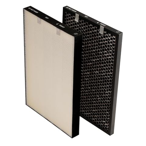 Genuine BISSELL® air320 Air Purifier Replacement HEPA Filter and Activated Carbon Filter Pack (3314), Black
