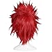 ColorGround Short Red Anime Cosplay Wig