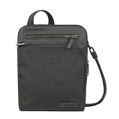 Preisvergleich Produktbild Travelon Unisex-Erwachsene Anti-theft Metro Small Crossbody Umhängetasche, Gray Heather, Einheitsgröße