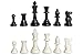US Chess Federation's Triple Weighted Tournament Staunton Plastic Chess Pieces - 3.75