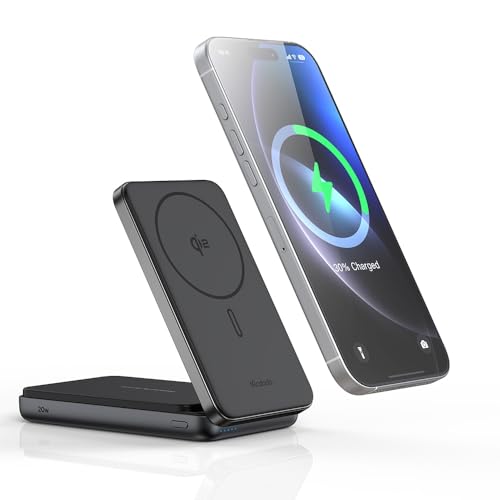 Image of Mcdodo MagQ 2-in-1 10000mAh 20W Qi2 Magnetic Powerbank and Foldable Phone Stand