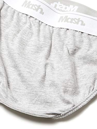 Mash - Cueca Slip 193.01, Meninos, Cinza Mescla Claro, GG