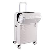 [トラベリスト]スーツケース キャリーケース ACCEL ジッパーキャリー トップオープン フロントオープン ブレーキ付き ストッパー付き 機内持ち込み