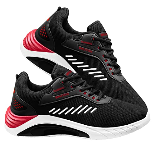 Image of BRUTON Men's Training Sneakers | Lightweight Lace-Up Casual Walking & Gym Shoes | Cushioned Sports Shoes