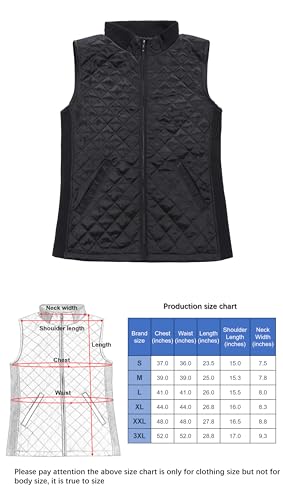 Bienzoe Women Quilted Casual Vest: Lightweight Packable Sleeveless Jacket2