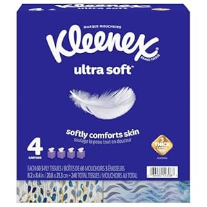 Kleenex, Ultra Soft 3-Ply Tissues C...