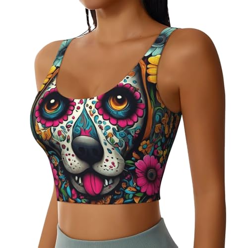 Women's Sexy Yoga Bras U-Shaped Back Athletic Vest Underwear for Workout2