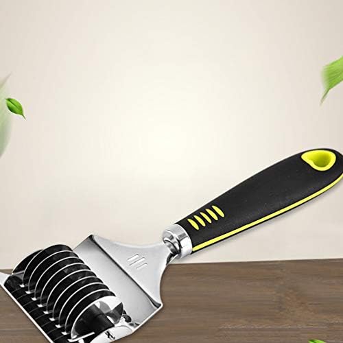 UPKOCH Stainless Steel Noodle Lattice Roller Docker Dough Cutter Pasta Spaghetti Maker for Kitchen Cooking Tools