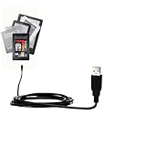 Gomadic Classic Straight USB Cable for The Amazon Kindle/DX/Touch/Keyboard (WiFi and 3G) with Power Hot Sync and Charge Capabilities