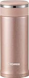 Zojirushi Stainless Steel Travel Mug with Tea Leaf Filter, 11-Ounce/0.34-Liter, Pink Champagne