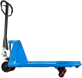 DoubleWin M25NS (Narrow and 36' Short) Mini Manual Hand Pallet Jack, Professional Industrial Grade Pallet Jack Truck 5,500 lbs Capacity 20.5' W x 36 ' L Narrow Fork with German Seal System, Blue