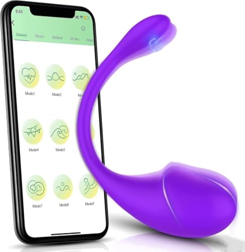 Wearable Viboators Toys for Women Waterproof & Quiet Design Female Versatile Stealth Tool Ideal for Indoors & Outdoors (Purple)