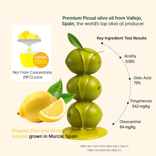 BB LAB Organic Olive & Lemon Dual Shot, 50:50 Ratio, Cold-Pressed Extra Virgin Olive Oil & NFC Lemon Juice, 16g*10 Sticks - image 6
