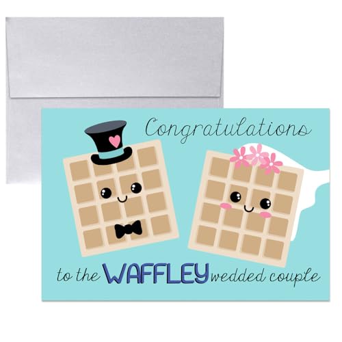 Waffle-y Wedded Card