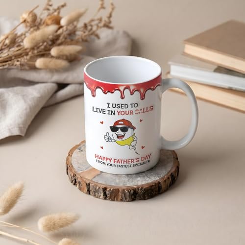 Taza divertida para Día del Padre de cerámica 11 oz miniatura 7