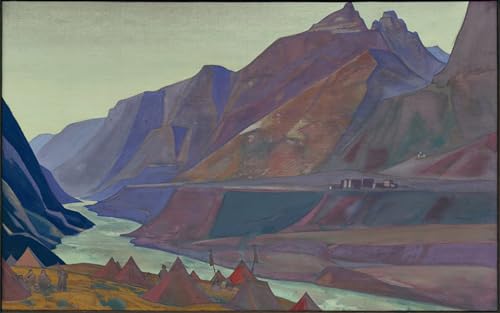 Poster Camp de Koksar Nicholas Roerich pour habiller un grand mur de chambre 60x90cm
