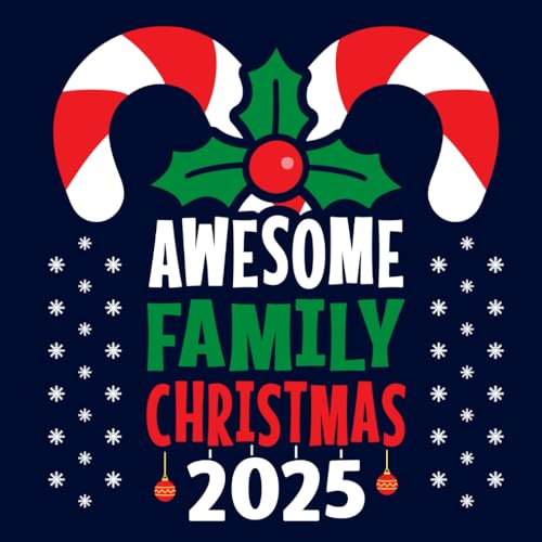 Awesome Family Christmas 2025: Holiday Autograph Memory Book & Christmas Keepsake Journal