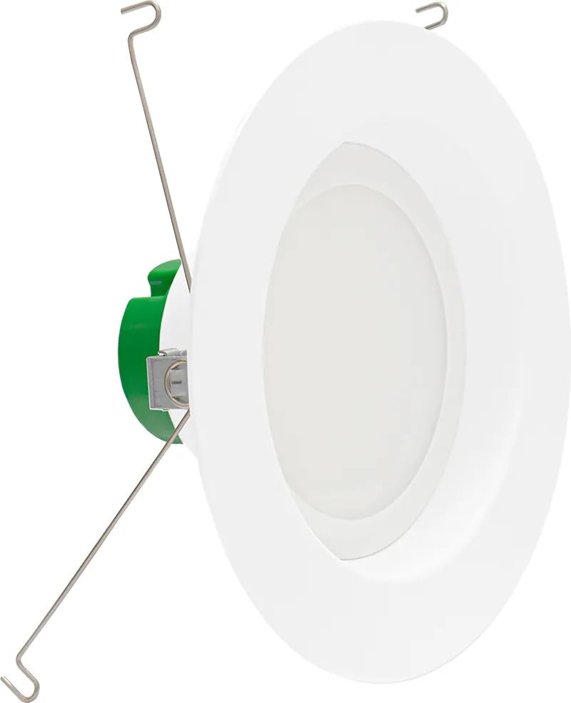 WestgateRDL6-MCT5-WP LED Multi-CCT Recessed Light with Smooth Trim, 14W, 2700K-5000K, 1400lm, Dimmable, Wet Location, 120VAC, 5-Year Warranty, Epistar Chip, Ideal for Residential & Commercial