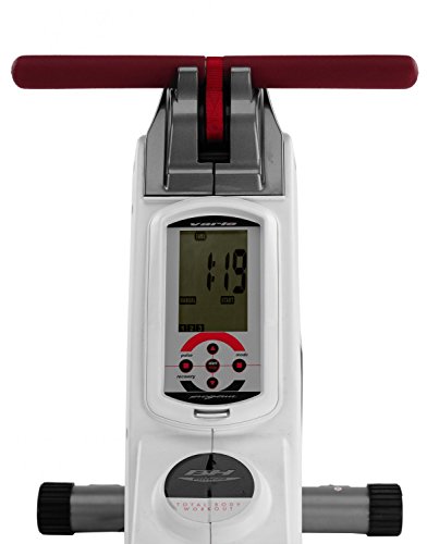 BH Fitness Vario Program R350 klappbares Rudergerät, Rudermaschine, 8 kg Schwunggewicht, mit LCD Monitor – Bild 4