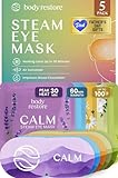 Body Restore Heated Eye Mask for Dry Eyes 5 Pack – Fathers Day Gift for Dad, Birthday Gifts for Women and Men, Self Heating Warm Compress, Relaxation – Variety