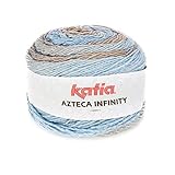 katia wolle anleitungen  Katia Azteca Infinity - Farbe: Aguas/Visones (500) - 150 g/ca. 480 m Wolle